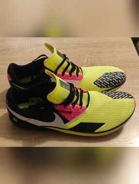 Nike Rival XC 6 Cross Country Running Spikes Black Volt Pink DX7999-70 Mens 11.5